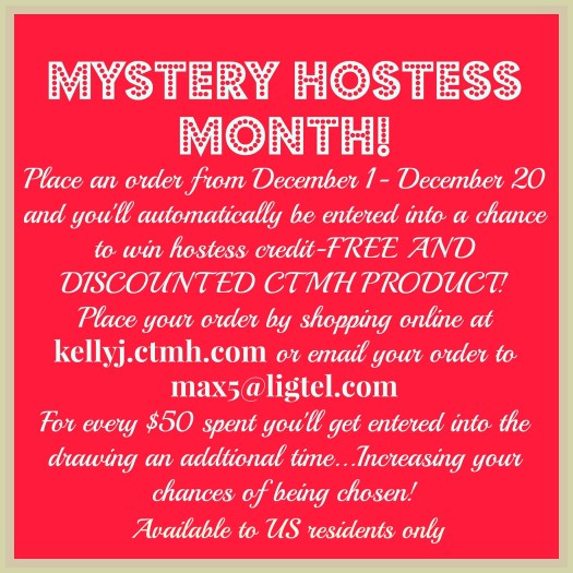 CTMH: Mystery Hostess Exclusive Offer from Kelly Janes