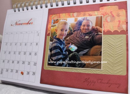 Karen Foster Calendar enhanced with CTMH products 