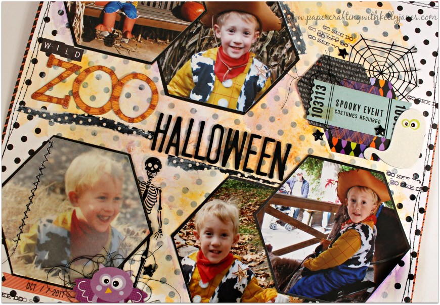 #halloween #scrapbook #mixedmedia