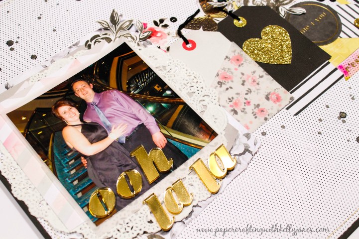 Ooh La La Scrapbooking Layout-Crate Paper, Pink Paislee, My Mind's Eye