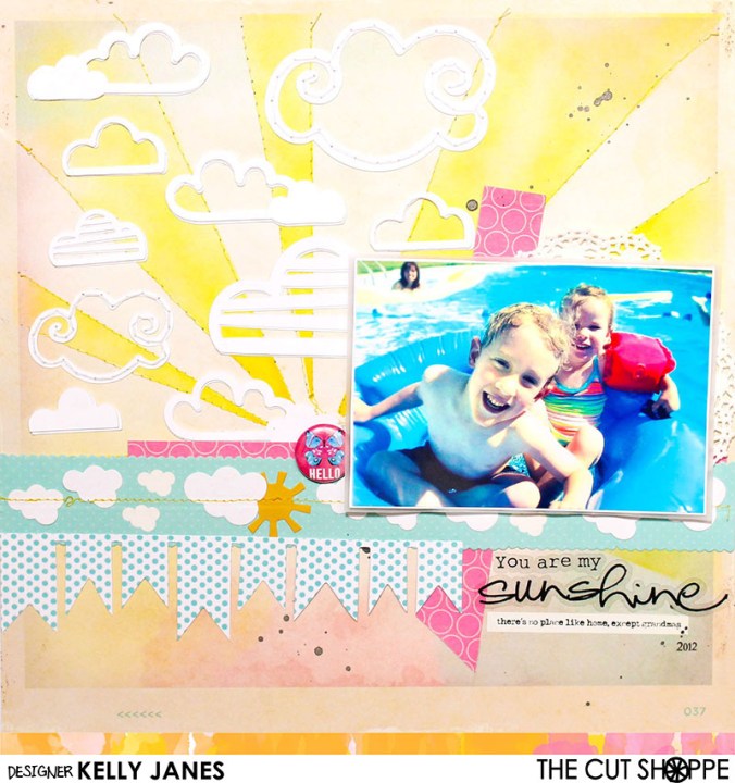 The Cut Shoppe & Creative Scrappers. TCS Happy Clouds Cut File