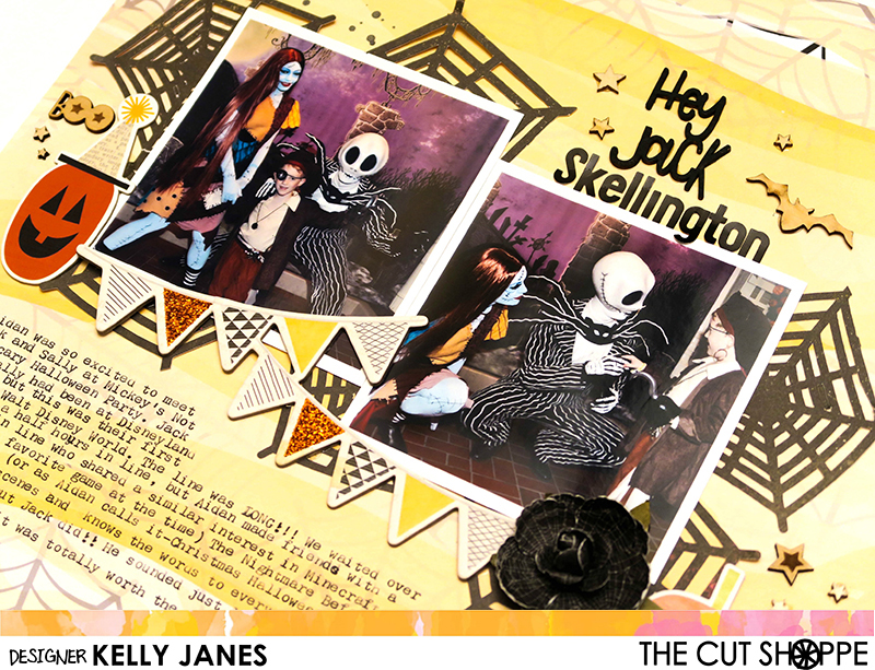 The Cut Shoppe | Tangled Web Cut File, Ghost Town Digital Collection, Happy Halloween Wood Veneer