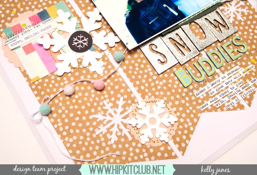 HKC Kelly Janes Design Team Layout | Hip Kit Club | 2016 November Kits & Document December Kit