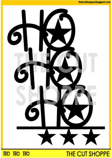 The Cut Shoppe | Ho Ho Ho Cut File