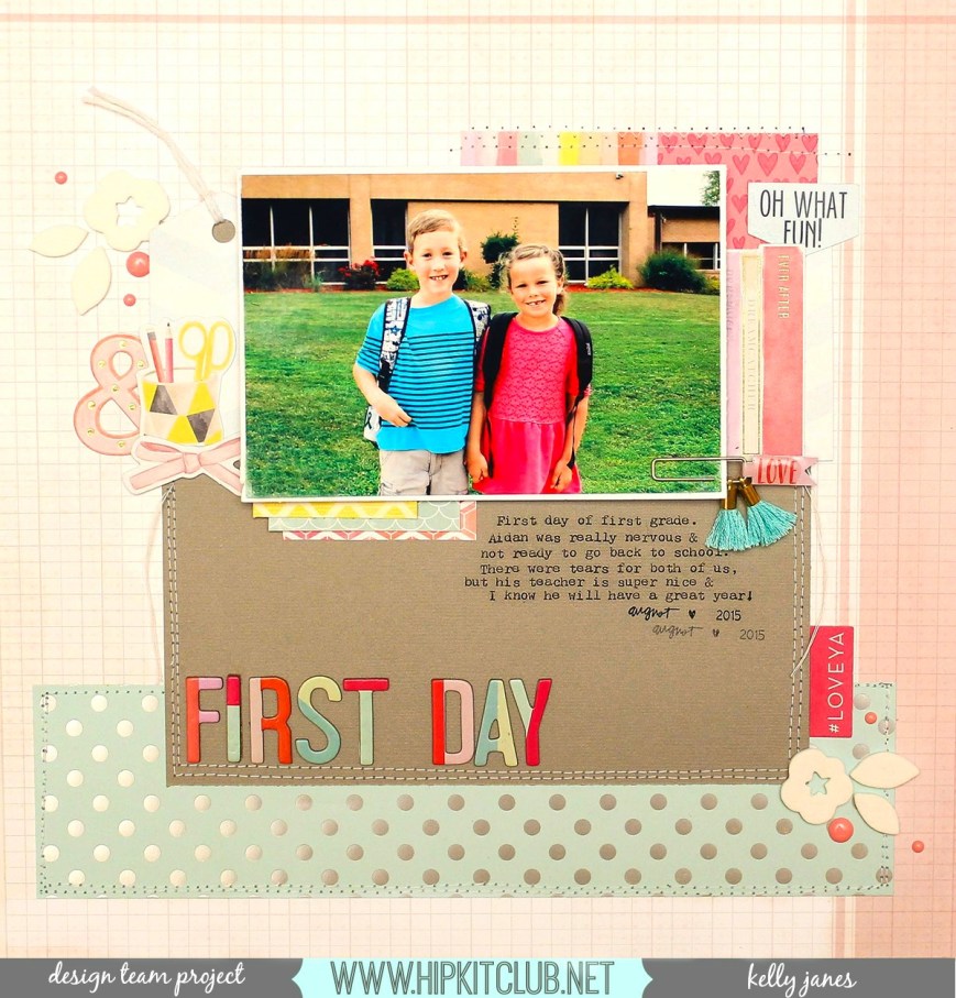 Hip Kit Club | December 2016 Kits | Pink Paislee-Take Me Away, Amy Tangerine, Maggie Holmes, HKC exclusives