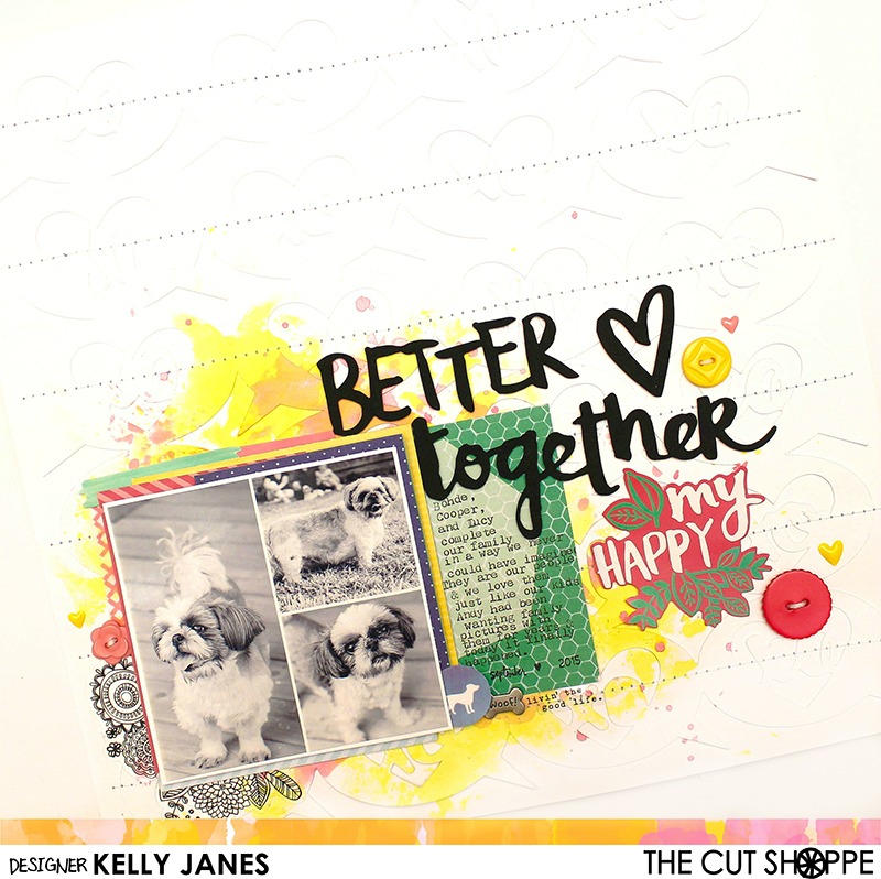The Cut Shoppe-Sweet Talker | Amy Tangerine-Better Together | Pink Paislee-Paige Evans-Fancy Free