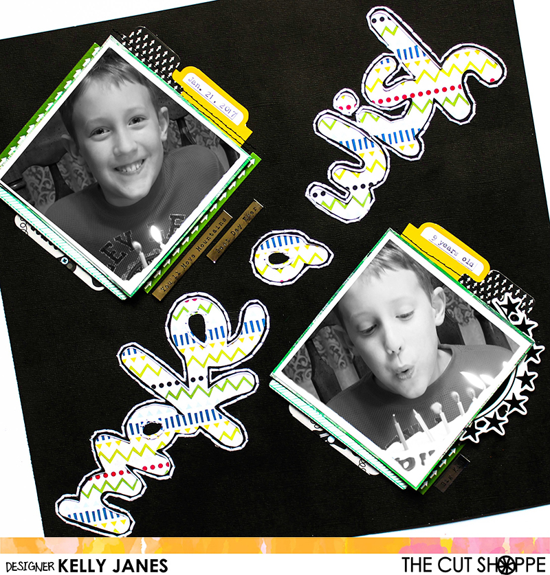 The Cut Shoppe | Party On Cut File | Bella Blvd-Alex Collection | Crate Paper-Cool Kid Collection