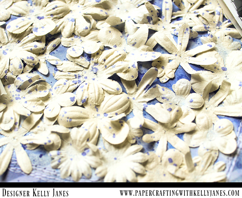 12x12 scrapbook layout using paper flowers from CTMH and the Pink Paislee Oh My Heart Collection designed by Paige Evans.