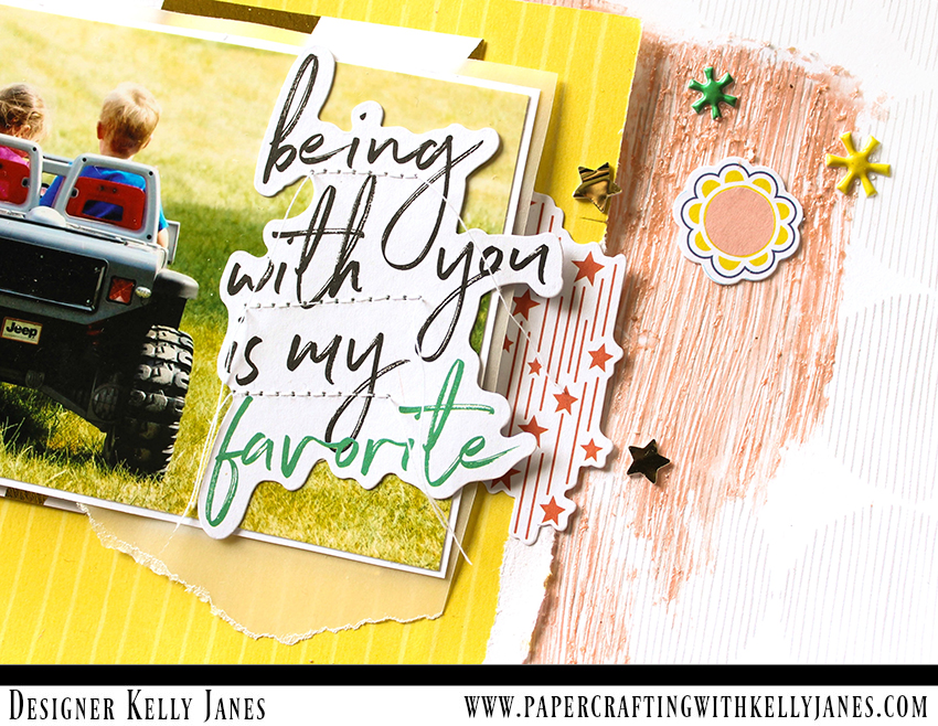 12x12 scrapbook layout using multiple Pinkfresh Studio Collections including: Dream On, Life Noted, The Mix No.1, and Felicity