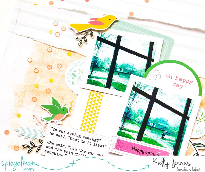 Pinkfresh Studio, Dream On, Felicity, Spiegelmom Scraps, Sequins