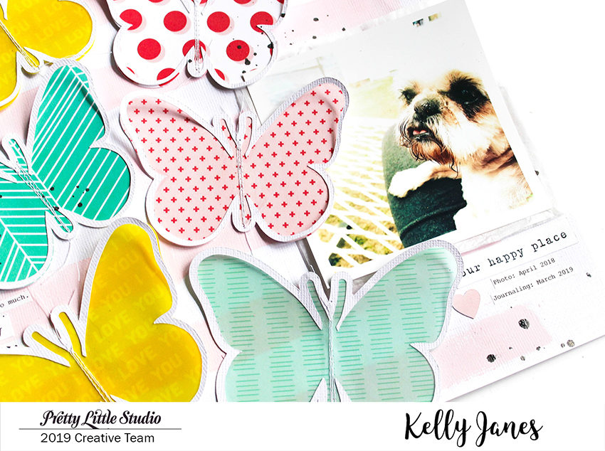 12x12 scrapbook layout for Pretty Little Studio using the XOXO Collection.