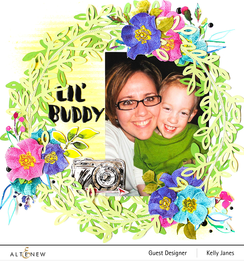 Altenew - Peaceful Reverie Stamp Set - Kelly Janes