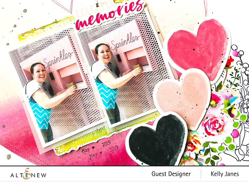 Altenew - Forever in Love Stamp- Kelly Janes