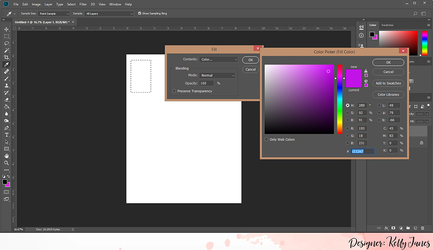 Customized Template in Photoshop to Resize Photos for the Classic Happy Planner.