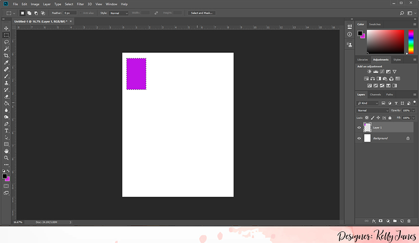 Customized Template in Photoshop to Resize Photos for the Classic Happy Planner.