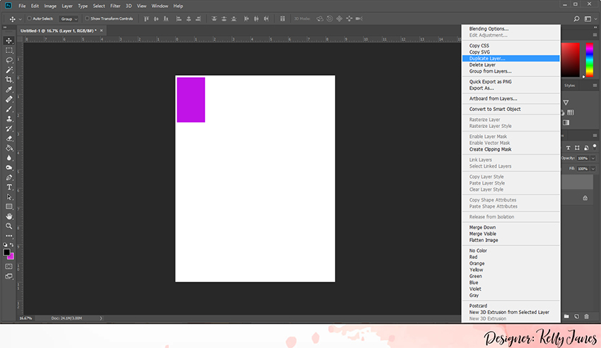 Customized Template in Photoshop to Resize Photos for the Classic Happy Planner.