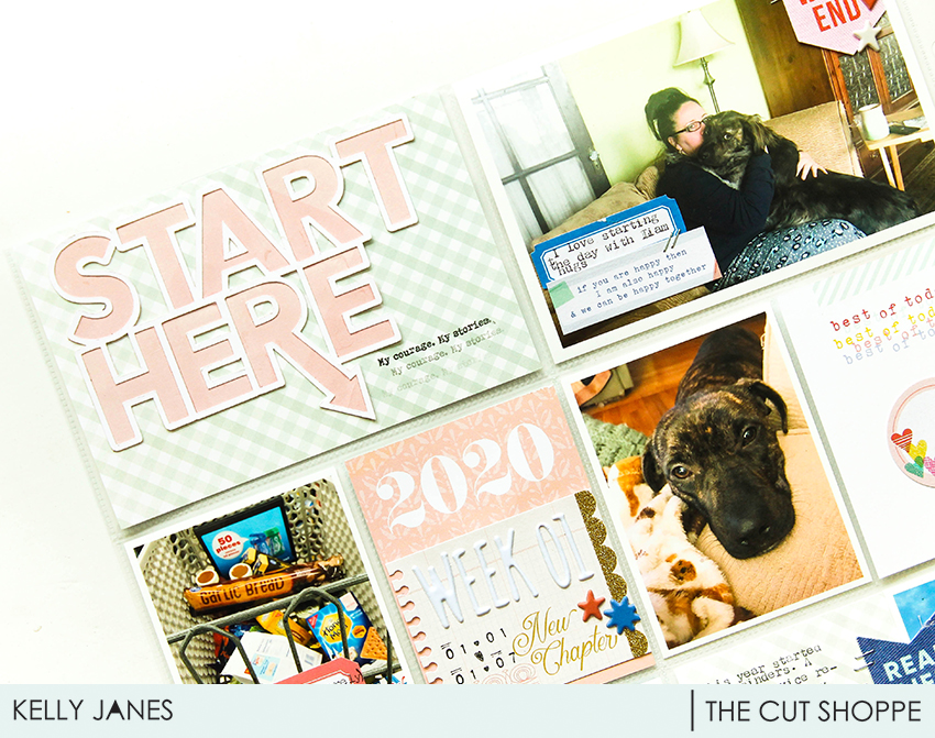 12x12 Project Life using Citrus Twist Kits, The Cut Shoppe Cut Files and my stash