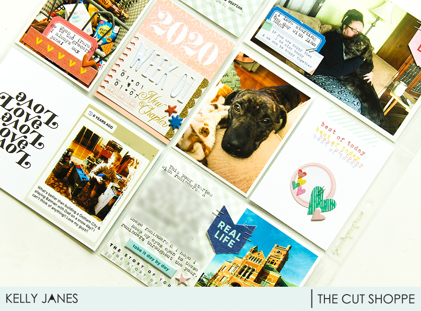 12x12 Project Life using Citrus Twist Kits, The Cut Shoppe Cut Files and my stash